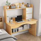Wooden Computer Desk Home Office Writing Desk Study Table Workstation Cabinet UK