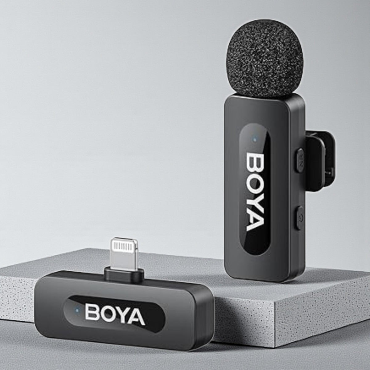 BOYA BY-V3 Wireless Lavalier Microphone for iPhone & Android