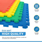 Large Eva Foam Mat Soft Floor Tiles Interlocking Play Kids Baby Mats Gym 30x30cm