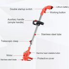 3-in-1 Cordless Strimmer Grass Trimmer Cutter Garden Lawn Edger + 2x 12V Battery