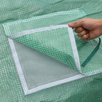 Walk-in Greenhouse Galvanised Frame Polly Tunnel Patio Garden Outdoor Polytunnel