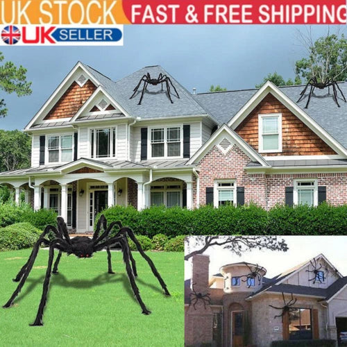 Large Halloween Big Giant Spider Indoor Outdoor Decoration Haunted House Prop
