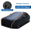 Waterproof 6 Layer Car Cover Heavy Duty Cotton Lined UV Protection