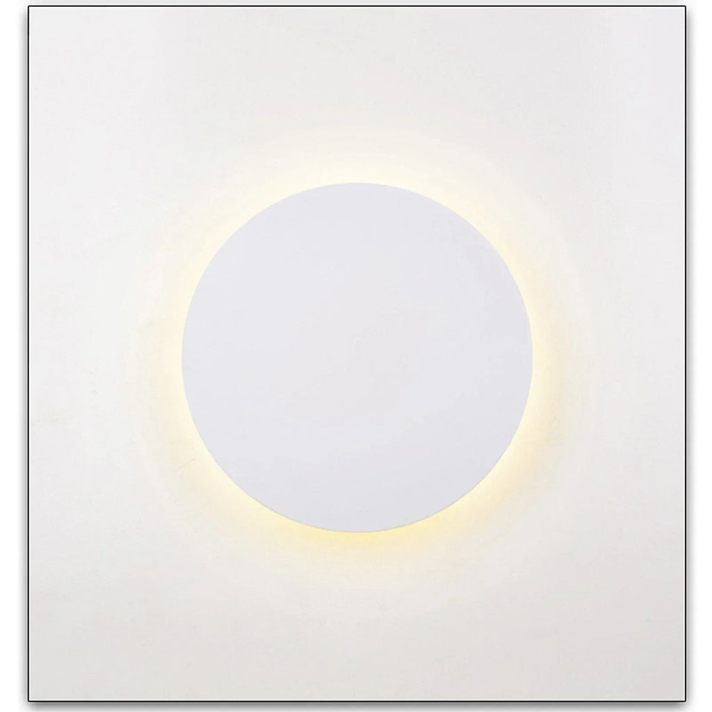 Modern White Metal Circle Round Led Wall Light 7W / 10W