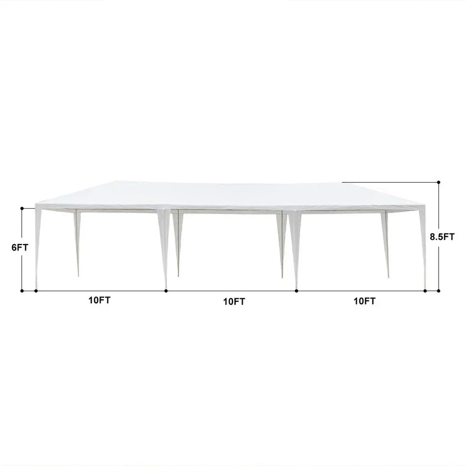 3x9m Outdoor Garden Gazebo Wedding Party Tent Canopy Marquee