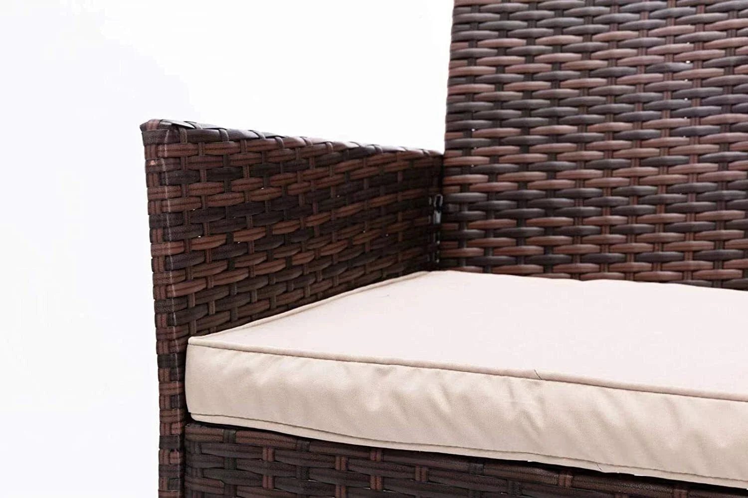 4pcs Rattan Outdoor Garden Furniture Sofa Set Table & Chairs