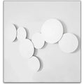 Modern White Metal Circle Round Led Wall Light 7W / 10W