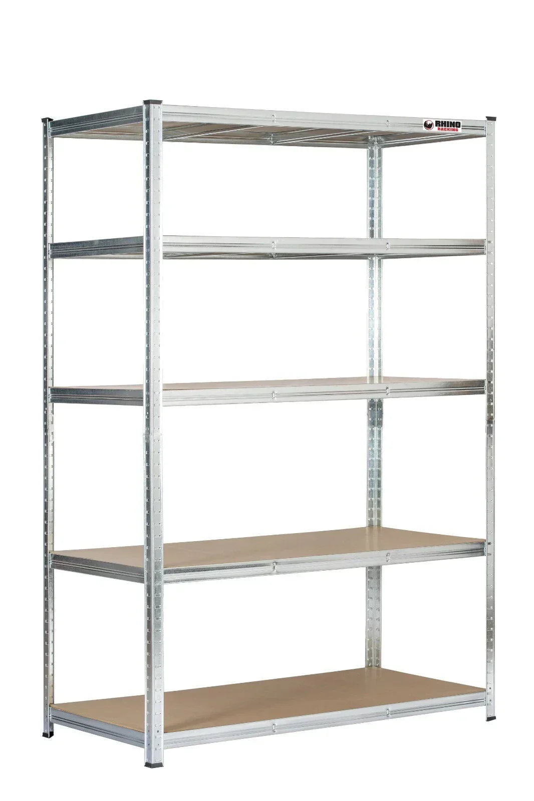 5 Tier Blue Metal Garage Shelving Unit 1000kg 180x120x60cm