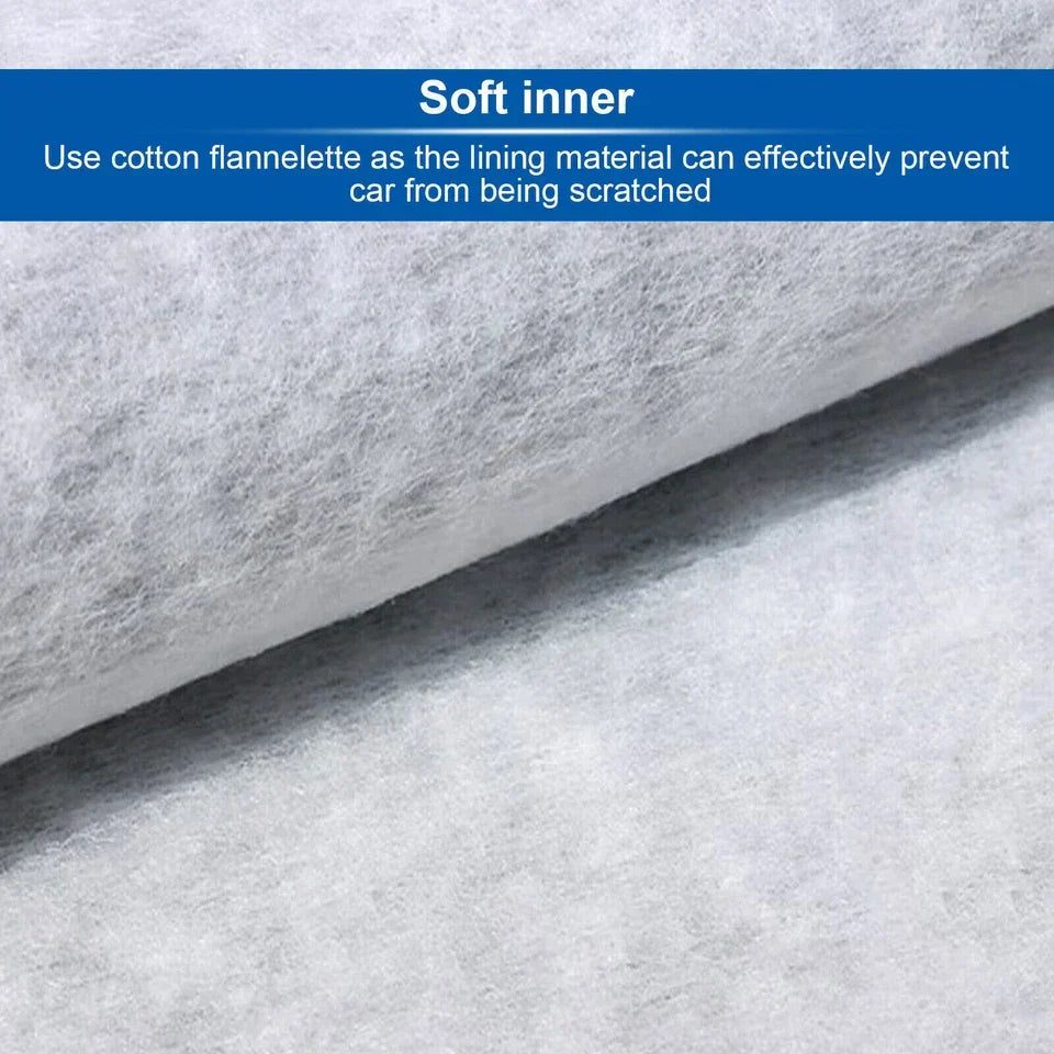 Waterproof 6 Layer Car Cover Heavy Duty Cotton Lined UV Protection