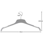 Strong Plastic Coat Clothes Hangers for Tops, Shirts, Dresses