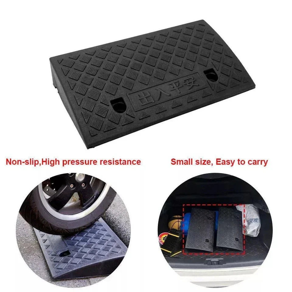 2pcs 50cm Heavy Duty Kerb Door Ramps Wheelchair Mobility Scooter Access Ramp