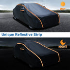 Waterproof 6 Layer Car Cover Heavy Duty Cotton Lined UV Protection