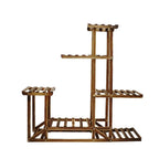 5 Tier Wooden Plant Stand – Indoor & Outdoor Flower Display Corner Shelf Storage Rack