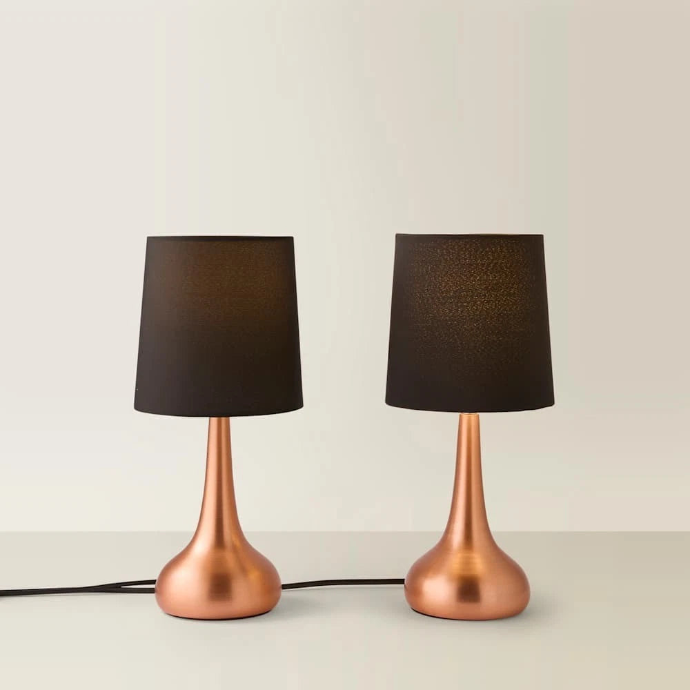 Modern Touch Table Lamps – Dimmable Bedside Lamps 34cm