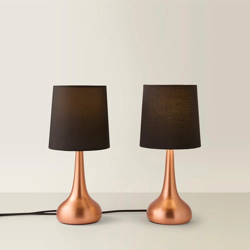 Modern Touch Table Lamps – Dimmable Bedside Lamps 34cm