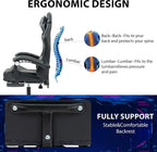 Ergonomic Gaming Chair Executive Office Computer Recliner Swivel Massage Chair