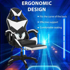 Ergonomic Gaming Chair Executive Office Computer Recliner Swivel Massage Chair