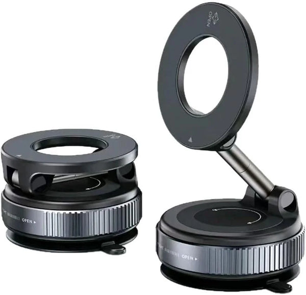 Thetree  360 Magnetic Car Phone Holder – Vacuum Adsorption Suction Cup Mount