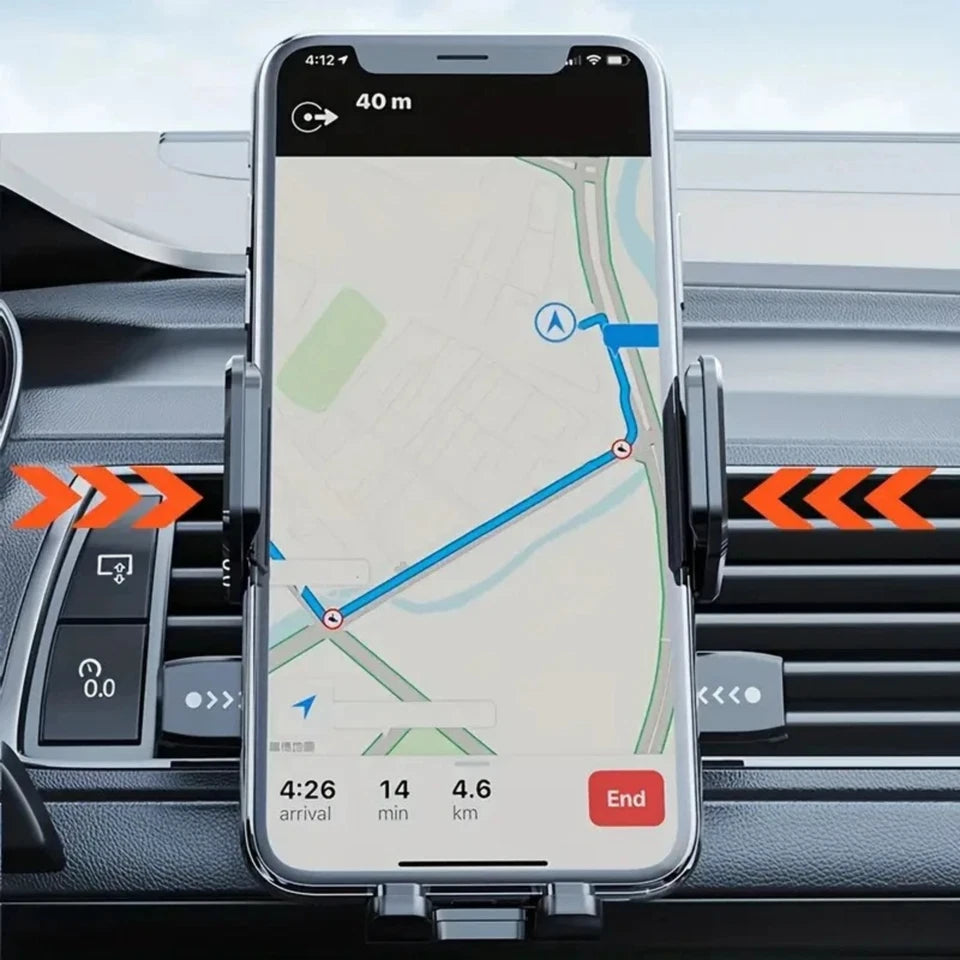 Car Vent Phone Holder - 360° Rotatable Mobile Bracket Mount for Cell Phones