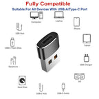 USB 3.1 Type C Female to USB A Male Adapter Converter Connector Charger Plug