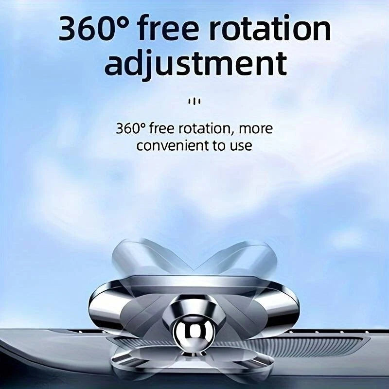 Universal Magnetic Car Mobile Phone Holder Dashboard Mount 360° Rotating