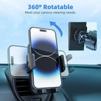 Car Vent Phone Holder - 360° Rotatable Mobile Bracket Mount for Cell Phones