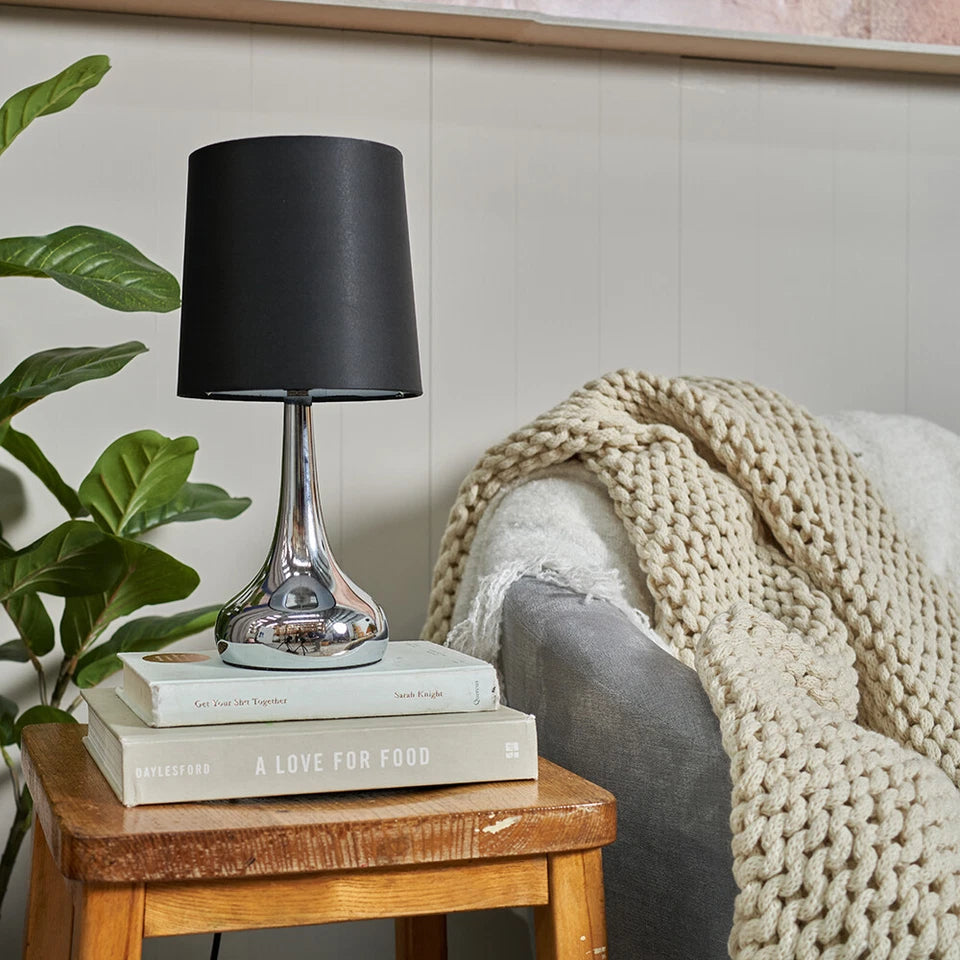 Modern Touch Table Lamps – Dimmable Bedside Lamps 34cm