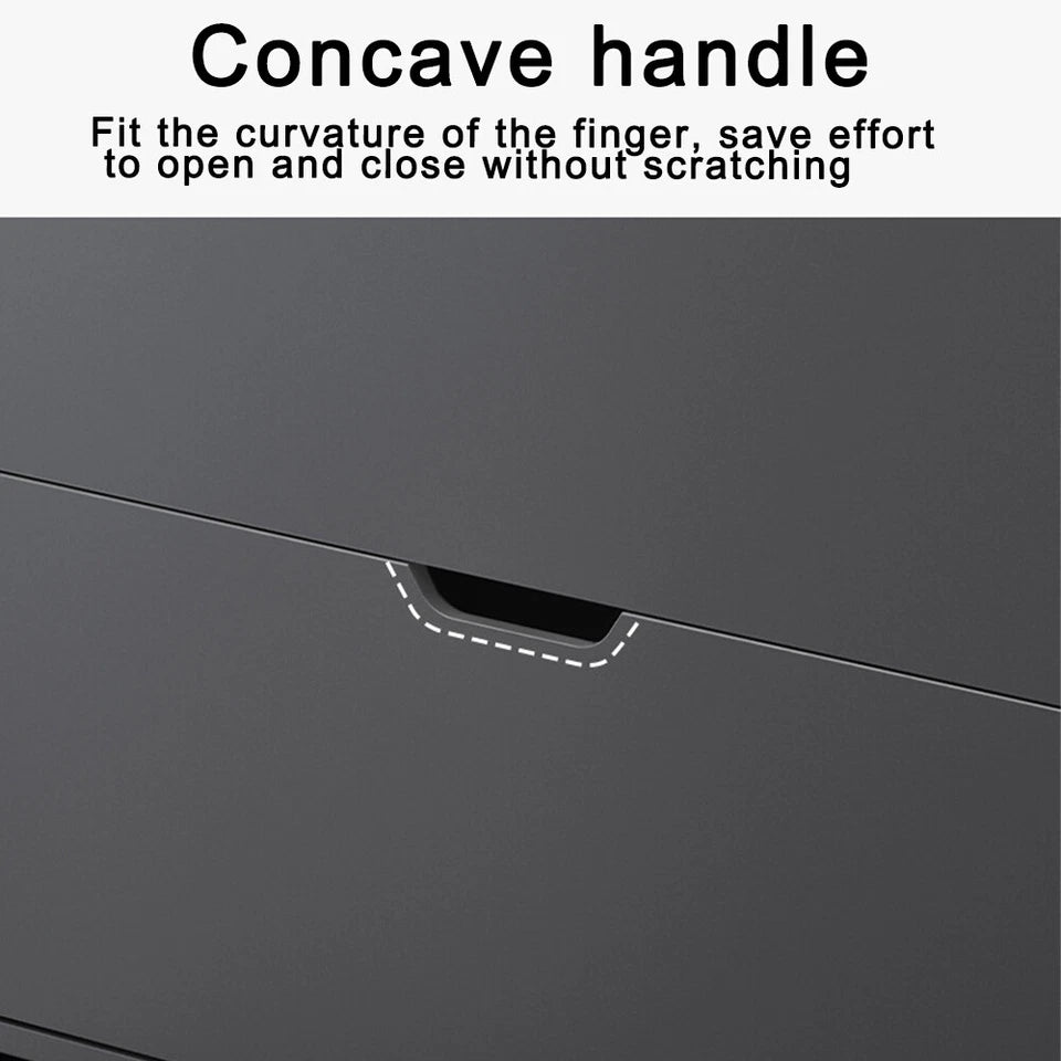 2 Drawer Wooden Shoe Storage Cabinet | Shoe Rack Cupboard Organiser Holder Stand for Hallway, Entryway & Bedroom