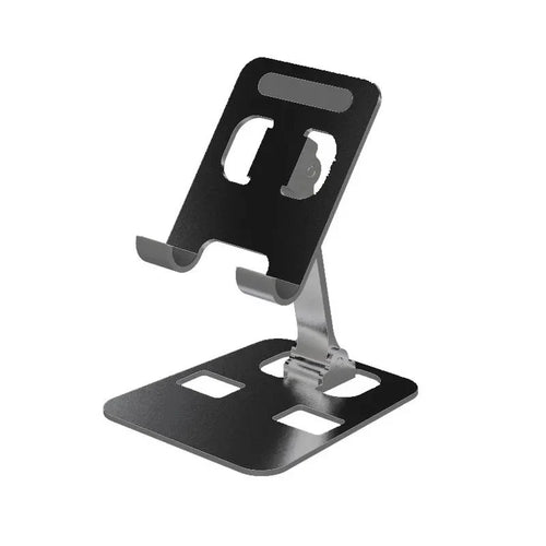 Universal Aluminum Alloy Foldable Phone & Tablet Stand – Adjustable Desktop Holder for Smartphones & Tablets
