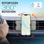 Car Vent Phone Holder - 360° Rotatable Mobile Bracket Mount for Cell Phones